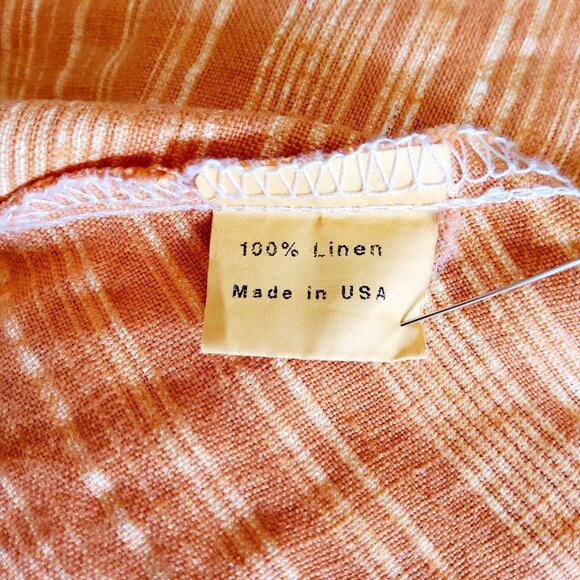 Cynthia Ashby Gorgeous Linen Trapeze Vest Layering Huge Pockets Size M - Picture 8 of 9